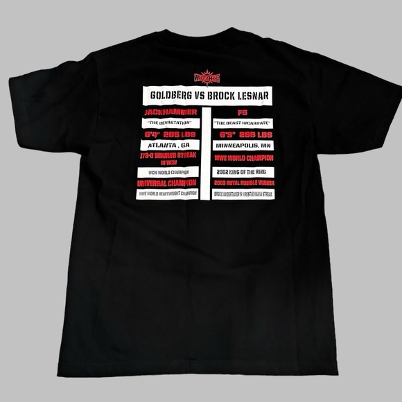 2017 WWE WrestleMania 33 Championship Match“Goldberg vs Lesnar” Size Medium - Picture 2 of 7